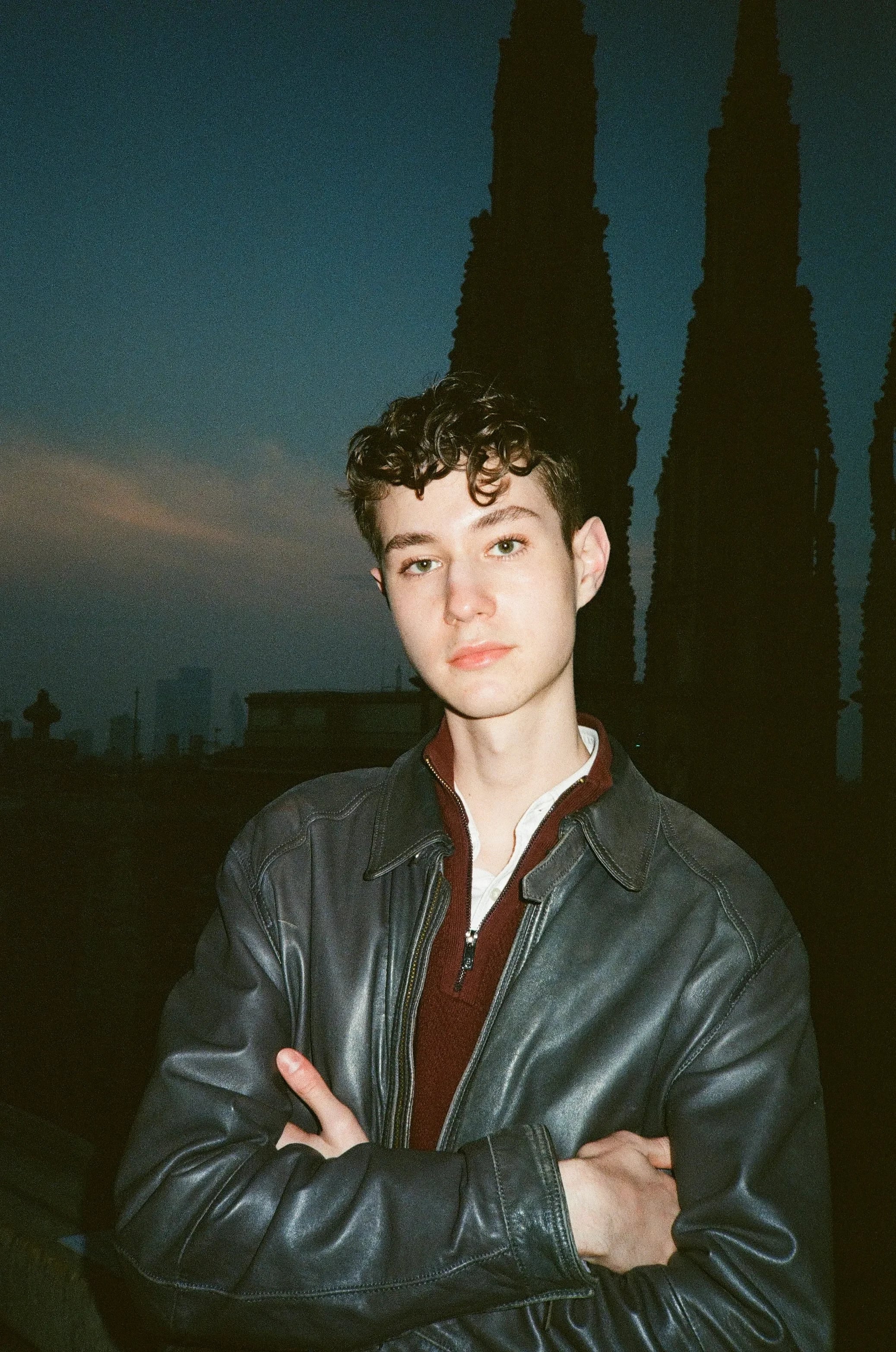 Low-light portrait with balanced color